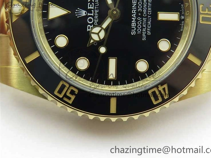 MiroTime 0113 Submariner 41mm 126613 LN YG BP Maker Best Edition Black Dial on YG Bracelet OnTrend 2573